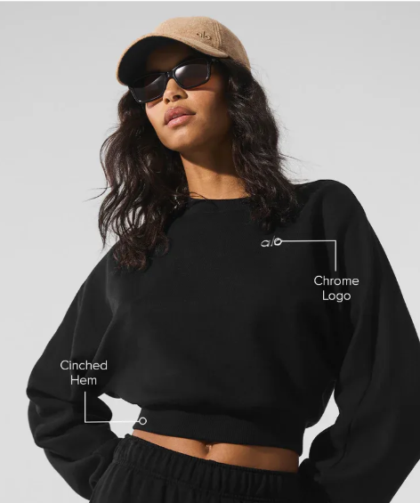 Moletom Cropped Accolade Crewneck